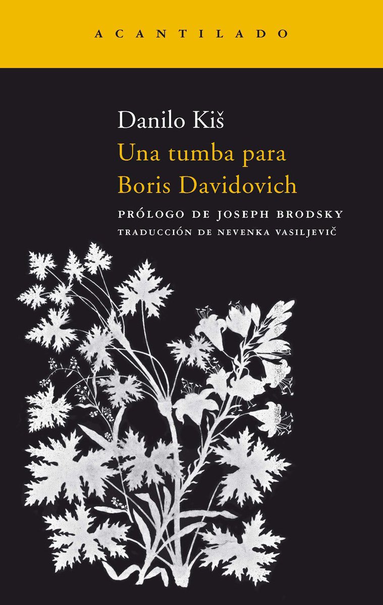 CesarAbogo's tweet photo. … y con esa especulación científica de la tierra como la tumba de otro planeta, recomiendo un libro de siete historias espeluznantes escritas con belleza y precisión. Una tumba para Boris Davidovich, de #DaniloKiss. #BookYourWeekend 📖 @literlandweb1 @Locosporcultura Fin 🧶 https://t.co/aADQemeB4Y