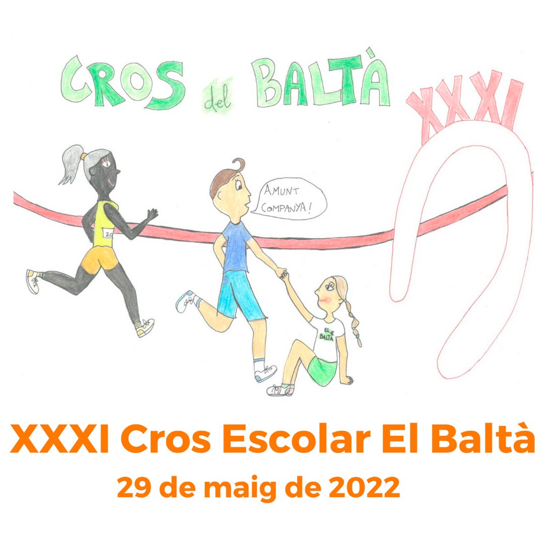 I AQUEST DIUMENGE.... A CÓRRER! 
Arriba la 31a edició del Cros d'#ElBaltà! 

👉 Inscripcions: mitja hora abans de cada cursa al menjador de l’escola.

👉 Horaris, circuïts i tota la informació:

my.mtr.cool/ebfpzxcamb