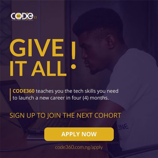 code360HQ's tweet image. Gain real world experience in software development
Apply now 👉 code360.com.ng/apply/
#programming #softwaredevelopement #frontenddevelopment #backenddevelopment