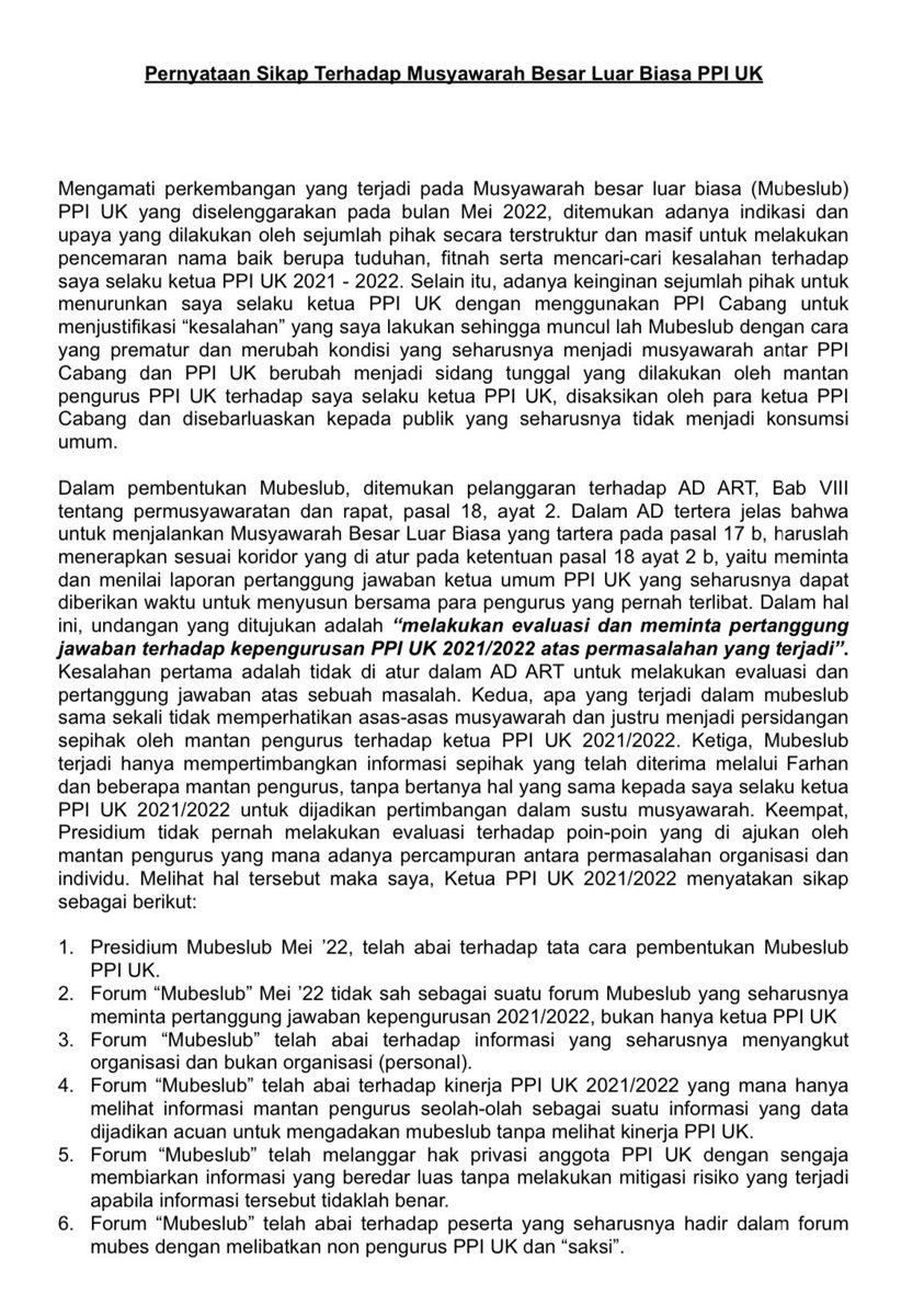 KoalisiPintar's tweet photo. Pernyataan dari… ahhh terserahlah mau manggil doi apa, point 8 cenderung menuding, menimbang mubeslub hadir karena adanya laporan, bukti, dan saksi. Apakah harus menunggu sampai akhir masa periode untuk menyelesaikan perkara yg jelas2 sudah ada di depan mata? @PPIUKofficial 🚩 https://t.co/58BZ2Wl2OQ