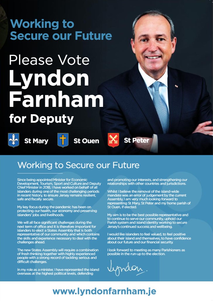 lyndonfarnham's tweet photo. Manifesto 2022: Since being re-elected to the States in 2018, I have worked on behalf of all islanders, during one of the most difficult and challenging periods in recent history, to ensure Jersey remained resilient, safe and financially secure 🇯🇪
https://t.co/erIdTWYTR2 https://t.co/tug2QKkcUn