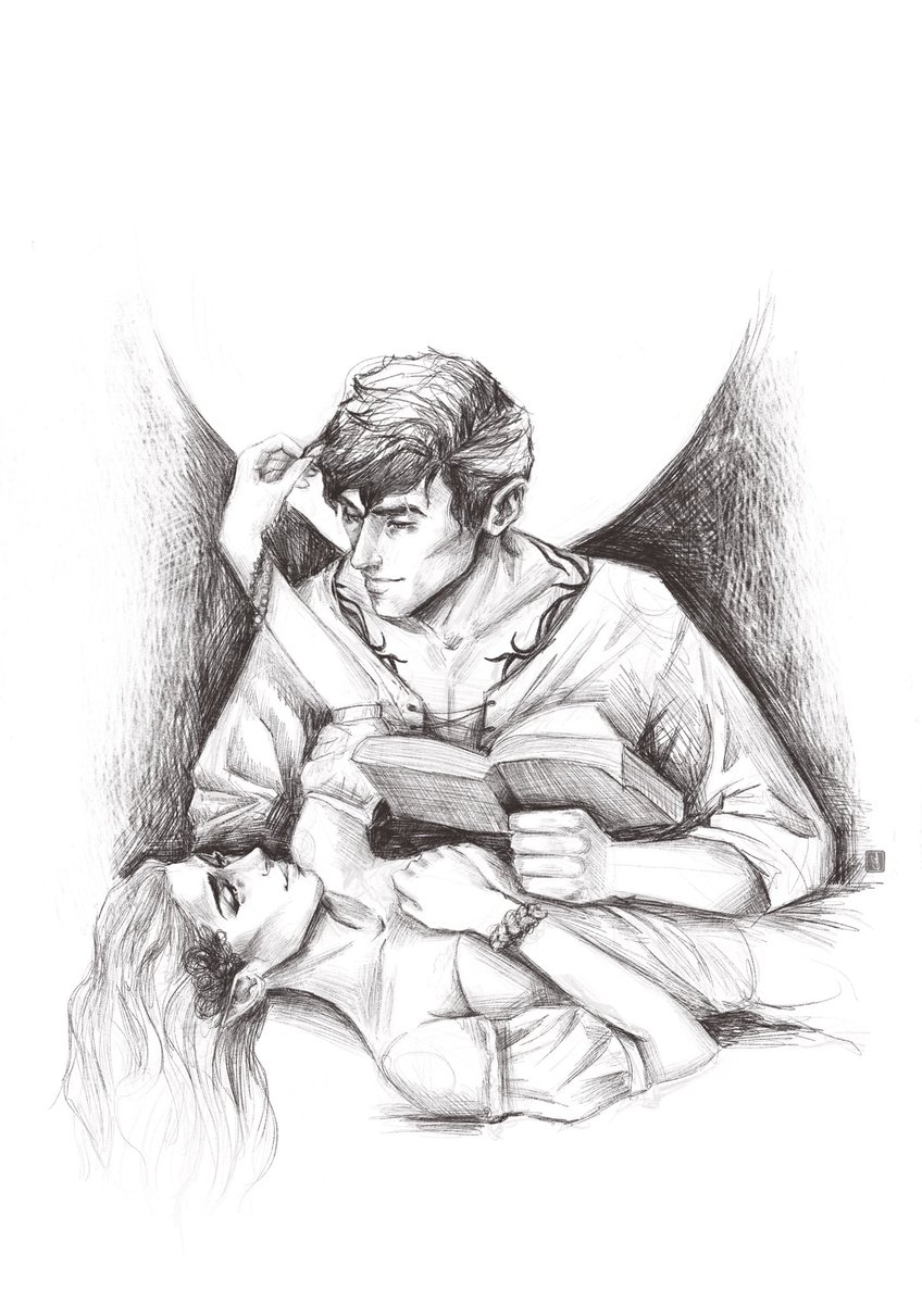 celinelavenart's tweet image. ELRIEL sketch 😩💙🌸