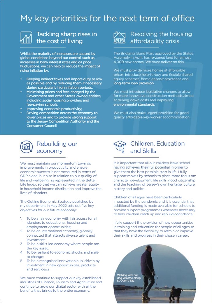 lyndonfarnham's tweet photo. Manifesto 2022: Since being re-elected to the States in 2018, I have worked on behalf of all islanders, during one of the most difficult and challenging periods in recent history, to ensure Jersey remained resilient, safe and financially secure 🇯🇪
https://t.co/erIdTWYTR2 https://t.co/tug2QKkcUn