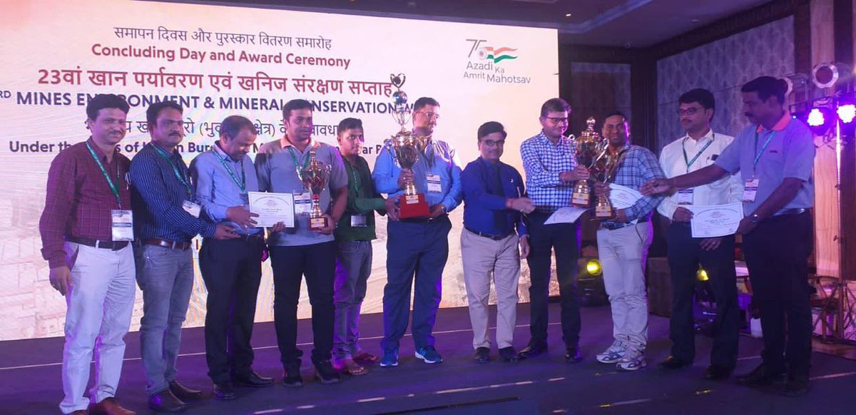 Indian Metals & Ferro Alloys Ltd (@imfaltd) on Twitter photo Our Sukinda & Mahagiri Mines received multiple awards in various categories at the Concluding Day of 23rd Annual Mines Enviroment & Mineral Conservation (MEMC) Week celebrations held today at Bhubaneshwar. <a href="/MinesMinIndia/">Ministry of Mines</a> <a href="/MinesBuro_India/">भारतीय खान ब्यूरो</a> Our Sukinda & Mahagiri Mines received multiple awards in various categories at the Concluding Day of 23rd Annual Mines Enviroment & Mineral Conservation (MEMC) Week celebrations held today at Bhubaneshwar. <a href="/MinesMinIndia/">Ministry of Mines</a> <a href="/MinesBuro_India/">भारतीय खान ब्यूरो</a>