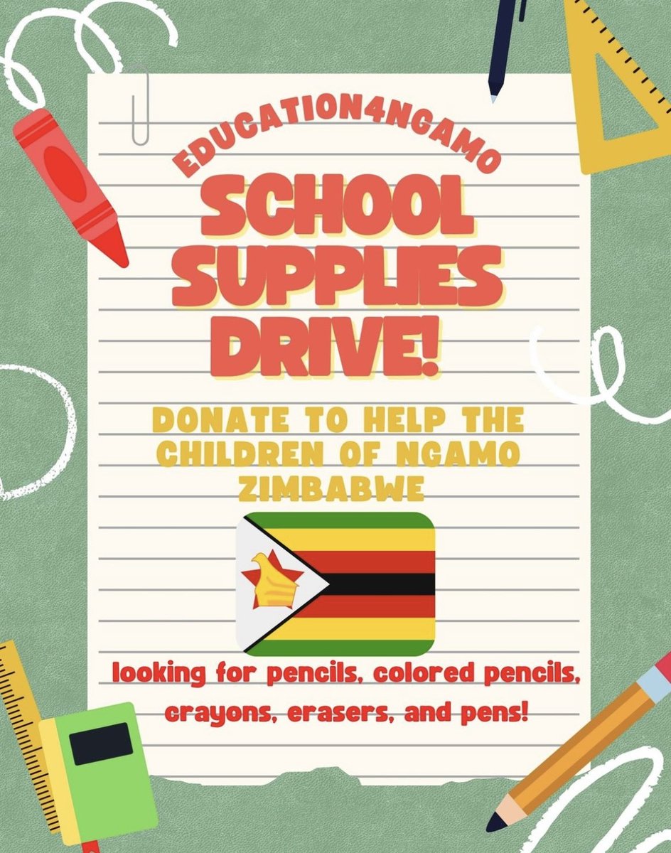 KindKangaroos's tweet photo. Let's help our former Kittredge Kangaroo, Fallon Hurley, with her amazing school supply donation drive! She is collecting pencils, pens, crayons &amp; erasers for students in Zimbabwe. Collection box in Kittredge lobby! #onceakangarooalwaysakangaroo https://t.co/4Nbp42V6Az