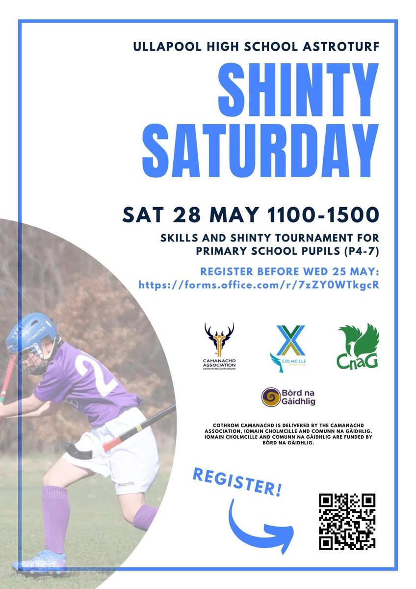 Happy Friday Everyone 🎉 really looking forward to this event tomorrow in Ullapool. Will be great to see the @lewiscamanachd primary teams in action on the mainland 💪🏼 #shinty #partnershipwork #primaryevents #gaelictwist #participation