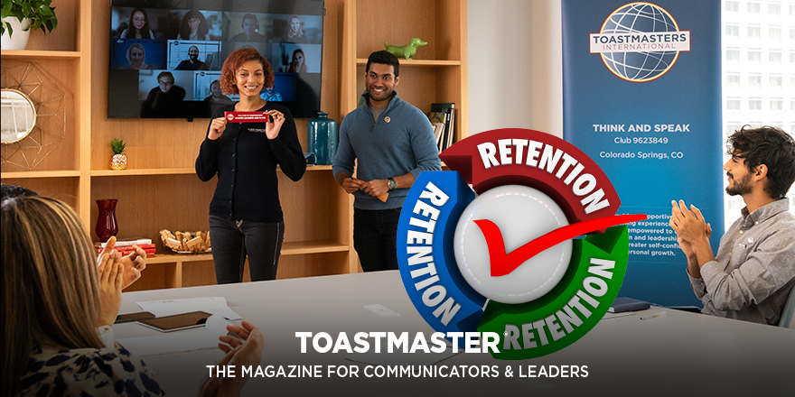 Toastmasters's tweet photo. Want to keep your club members coming back? Read top tips for meeting members’ needs and discover advice from other clubs on how to embrace new opportunities for energizing your membership. 
https://t.co/xbSTkQ94bq 
#toastmasters #talkingtoastmasters https://t.co/0mLbpGJI2Q