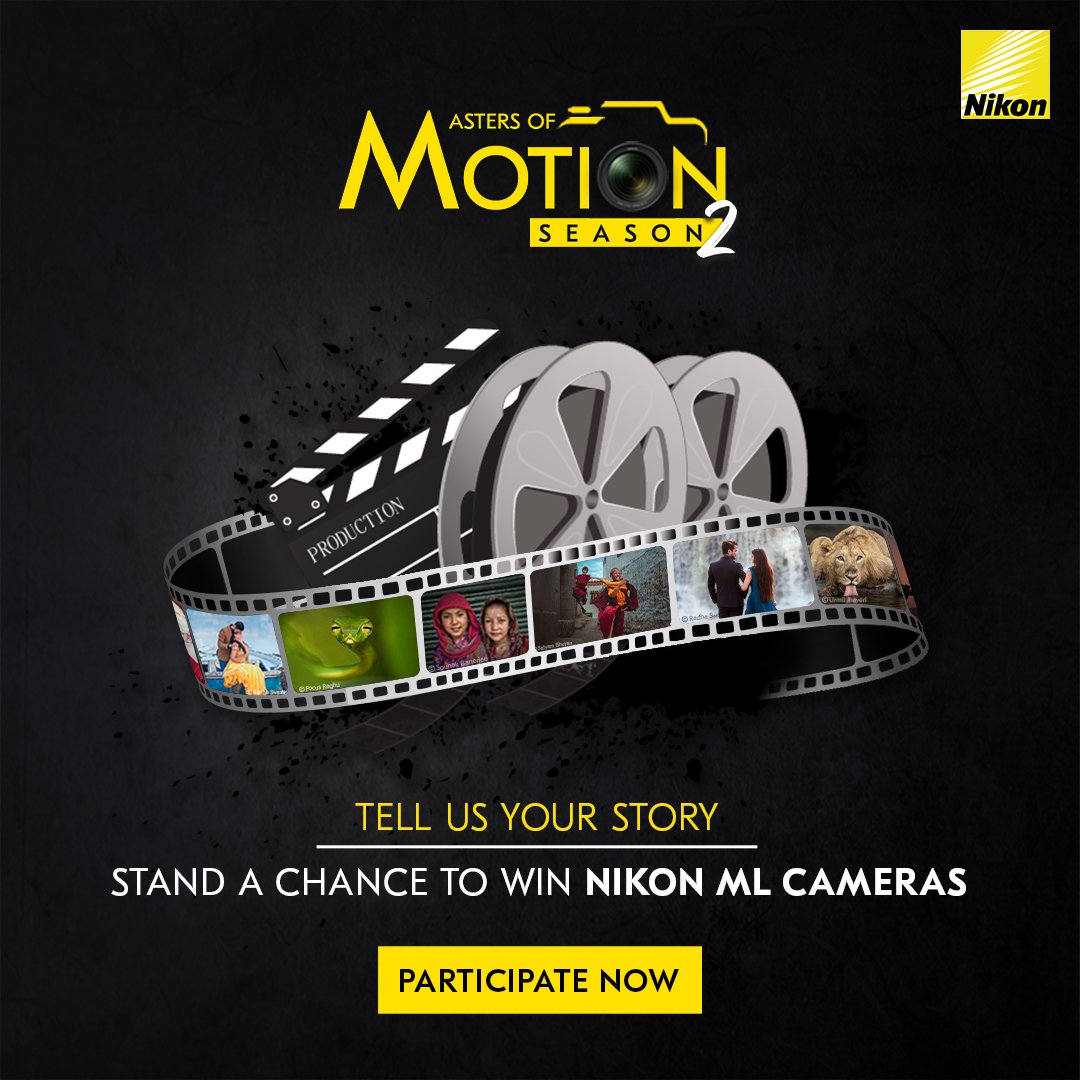 NikonIndia's tweet image. Participate in this ultimate videography contest and showcase your creative genius to everyone out there. Also, stand a chance to win iconic Nikon Z series cameras.

Contest Details: bit.ly/3OPVdia 

#MastersOfMotion #ContestAlert #NikonContest #NikonIndia