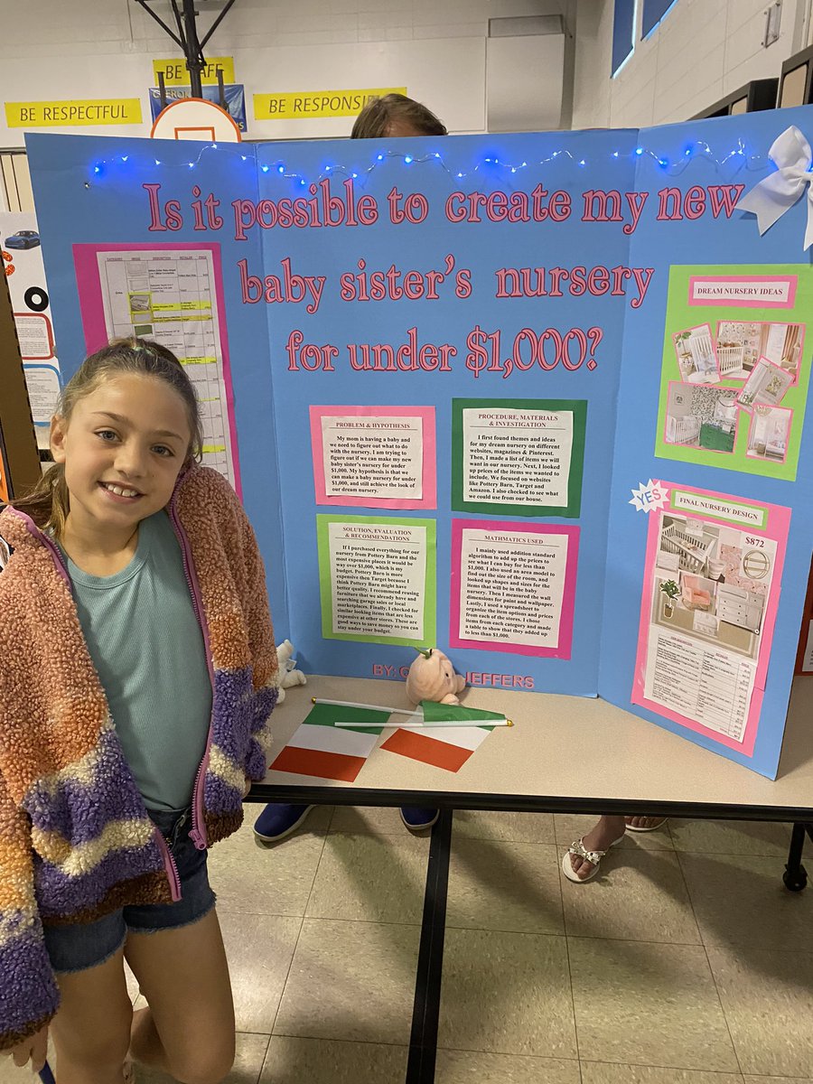 Amazing Math Fair projects! Way to go fourth grade! #cherokeeinspires #findingjoy67