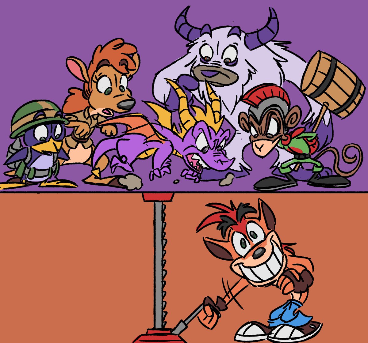 [Reddit Post] Ladies and Gentlemen, Crash and "Friends"... dlvr.it/SR9jDr