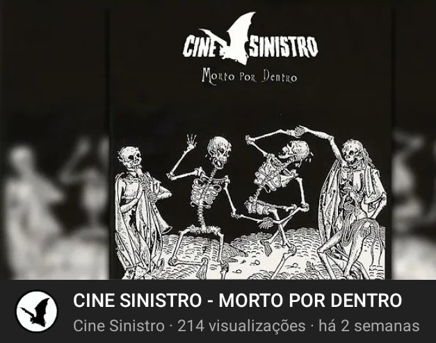 <a href="/koalahateen/">Rodrigo Koala 🐨</a> Rio de Janeiro agradece : 
Cine Sinistro <a href="/cinesinistro/">cinesinistro</a>
youtu.be/7aU6QZX2q3I
Estranhos Românticos @rockarioca
youtu.be/RoTPTu7Yfsg
Korja 
youtu.be/1UJSgyZORHg
Melvin Inoxidaveis <a href="/melvin_/">Melvin</a>
youtu.be/WiHna1Kb1TI