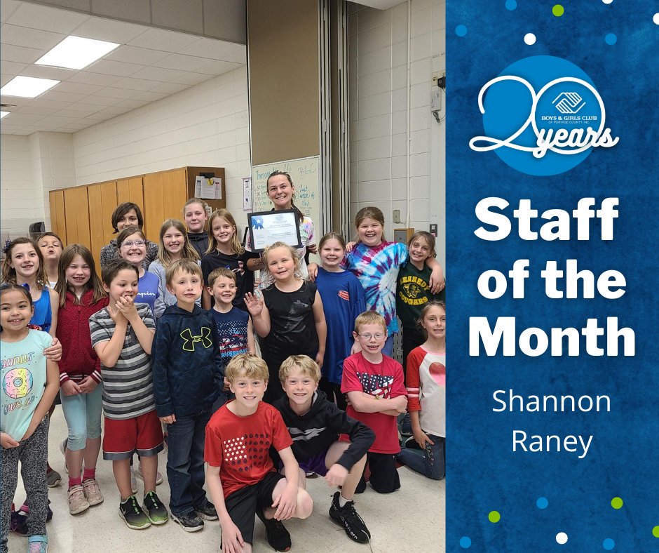 Congratulations to Shannon Raney for being the May Staff of the Month!

Shannon is our Site Coordinator at the Junction City Extension, and she's grown the Club 
memberships in Junction City &amp; as a leader. 

Read more on our blog! ⬇️ ⬇️ ⬇️ 
bgclubpc.org/post/recRlnmYg…

Congrats!