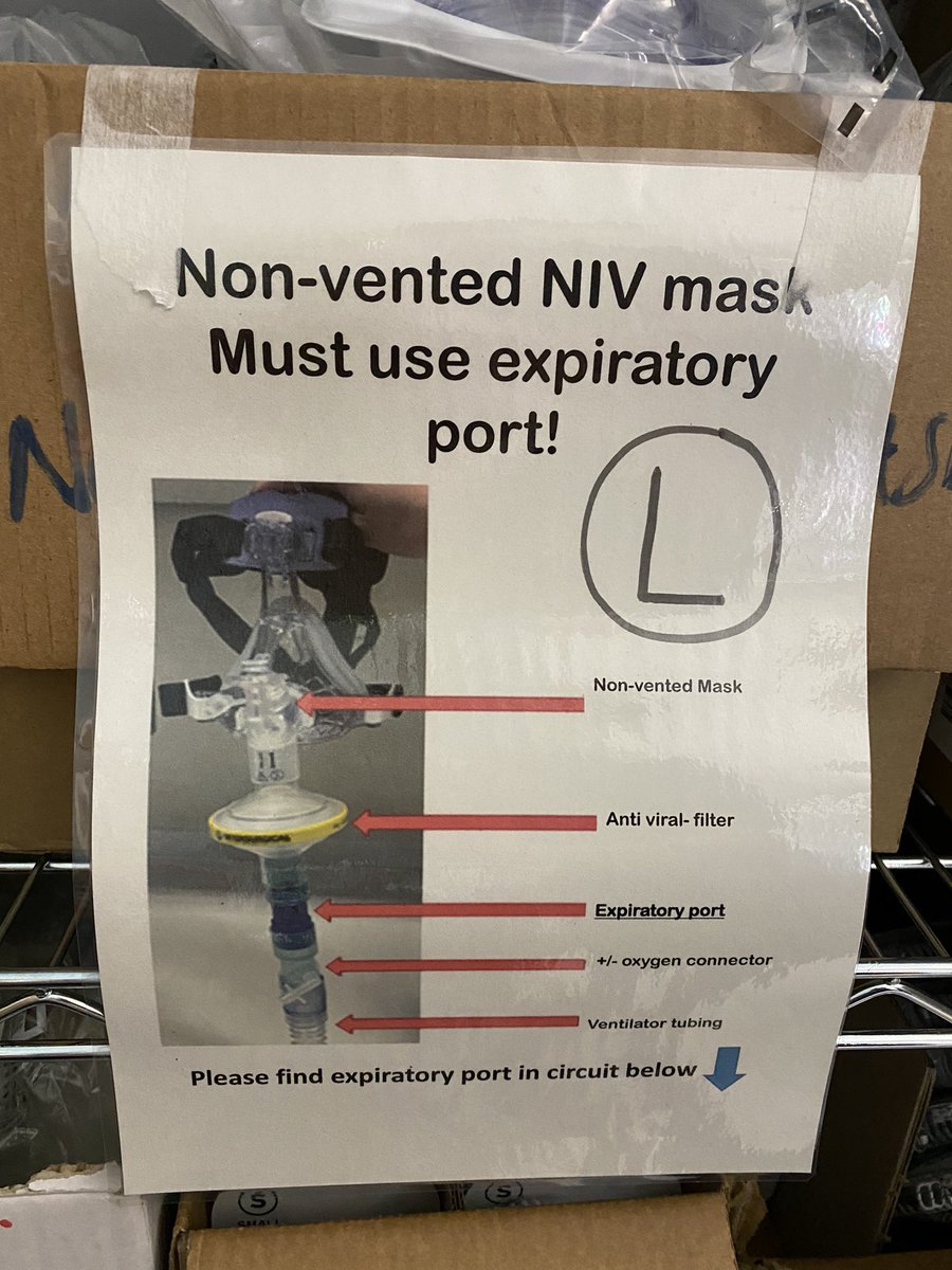 TY to the Respiratory Support Team - Sarah got so much out of her day with you (and then came and shared it all with us!) @JoFinch97391638 Really important message re ensuring an expiratory port is used on the acute NIV masks. We can ALL do our bit to ensure they are in place.