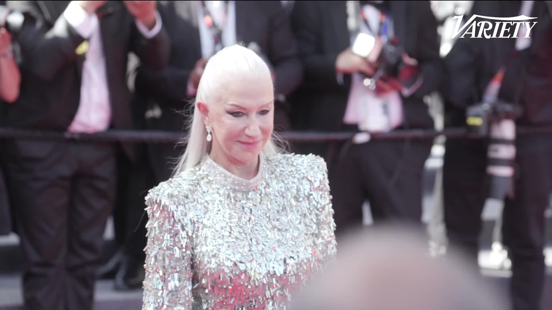 Variety on Twitter: "Helen Mirren dances on the red carpet for the