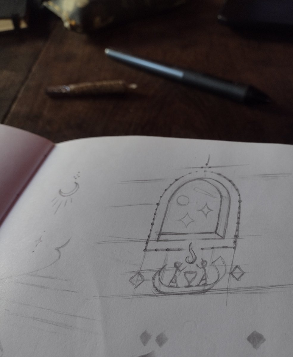 Hi everyone! I'm working on a new #NFT ✨ it's a symbolic #alchemical card about the #Moon. Do you want to see it?  👁️🌛

#Nfts #CleanNFT #NFTCommmunity #Alchemy #Magic #Tezos #sketch #MyDigitalSketchbook