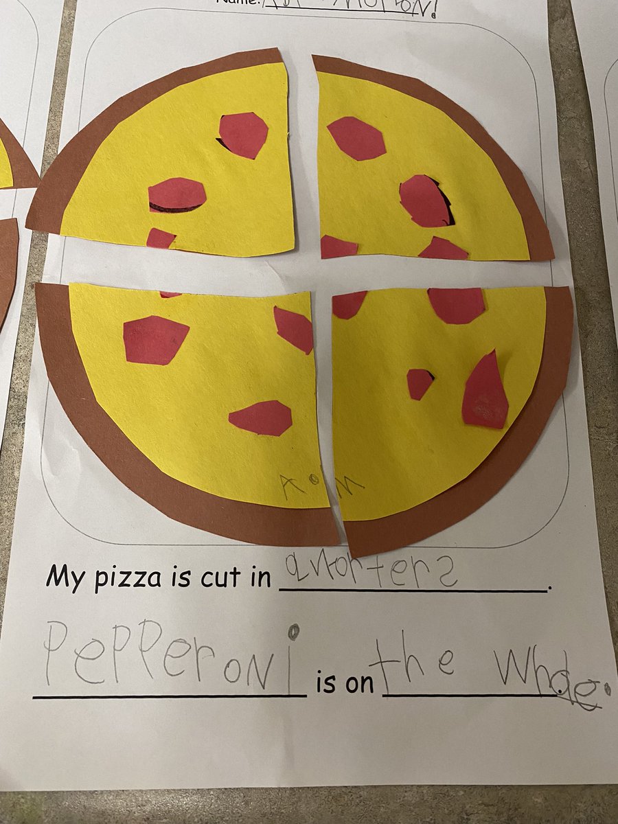 CThompson111809's tweet photo. Fractions and pizza for the K2s and Gr 1s today! @WPSTillsonburg  Now time for lunch! #tvdsbmath #introtofractions https://t.co/0By8YizmLf