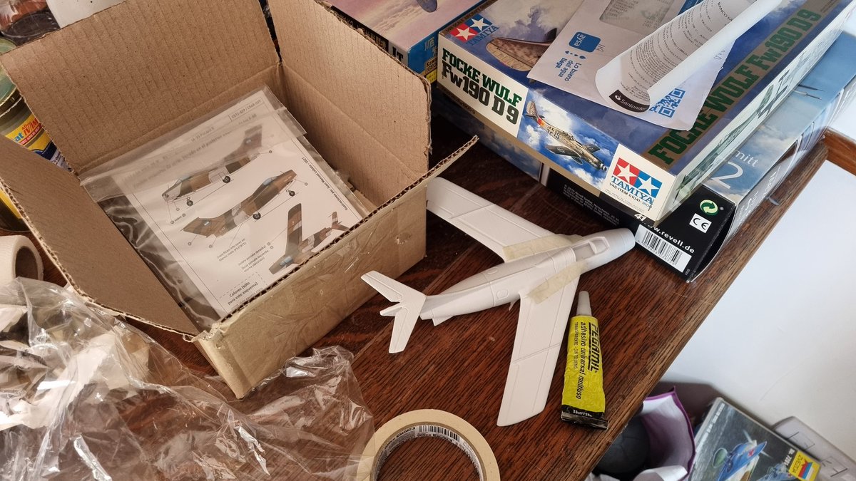 SturmovikSM's tweet image. Bought a second Pulqui 2 so I could paint it with the F-86 camouflage.
#scalemodels #plasticmodels #pulqui2 #kurttank #fuerzaaereaargentina