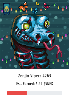 thesully67's tweet photo. Zenjin Viperz Staking is live! Already over 50% staked! #NagazWillRule #ReadyForBattle #ZVAGMI https://t.co/zOJCg1ze6Z
