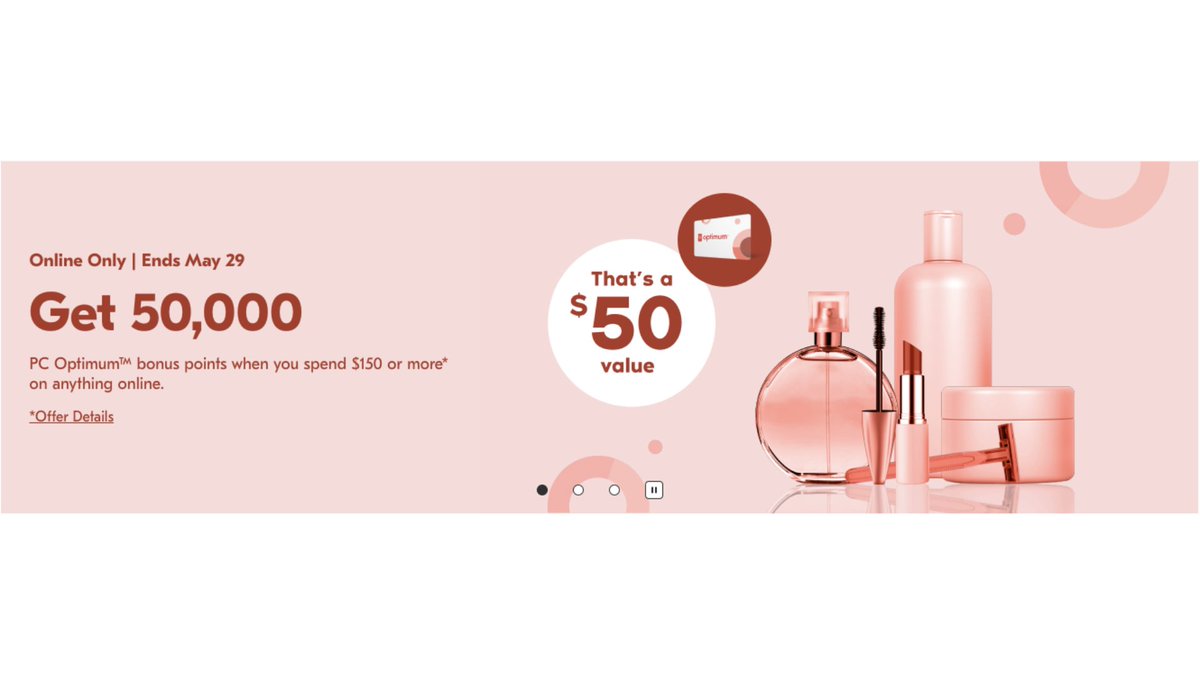 Until May 29, online only:

Get 50K PC Optimum points when you spend $150 or more @ Shoppers Drug Mart

Offer details: https://t.co/VeJdpfZUZ0
Video games section: https://t.co/zk2JsNvRxJ https://t.co/stO1uMkA67