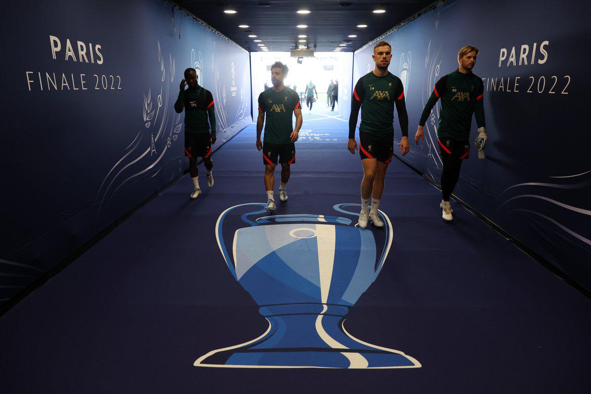 LFC's tweet photo. Final training session ✅

Tomorrow, we play 👊 #UCLfinal https://t.co/3L6BM4w1Y4