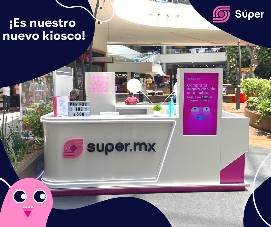 SuperSeguross's tweet photo. ¡Nuestro #SúperKiosco está aquí!🎉
Queremos reforzar la experiencia de nuestr@s clientes y hacerl@s sentir aún más segur@s, tranquil@s y confiad@s con Súper, sea en el mundo digital o físico.
#NuncaDigasNunca y visítanos. Te dejamos la dirección aquí. 👇
#StartUpMx #InsurTech https://t.co/mM1EwmeGHk