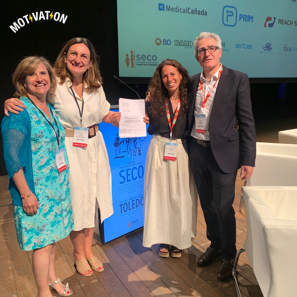 ⭐️Final del congreso #seco2022 con Beca Concedida!!! 🔬 Gracias‼️🎊<a href="/obesidadSECO/">Sociedad Española de Cirugía de la Obesidad</a>  y <a href="/FFunseco/">Fundación Funseco</a> por apoyar nuestra propuesta VIVIR CON OBESIDAD #IMDMClinic➕#XPA 🔛<a href="/hospitalclinic/">Hospital Clínic</a> <a href="/jescarrabill/">joan escarrabill</a> <a href="/jotaefape/">Joan Fernando Peidró</a> <a href="/jovidalc/">jovidalc</a> <a href="/anidehollanda/">Ani de Hollanda</a> <a href="/AinitzeIbarzab1/">Ainitze Ibarzabal</a>