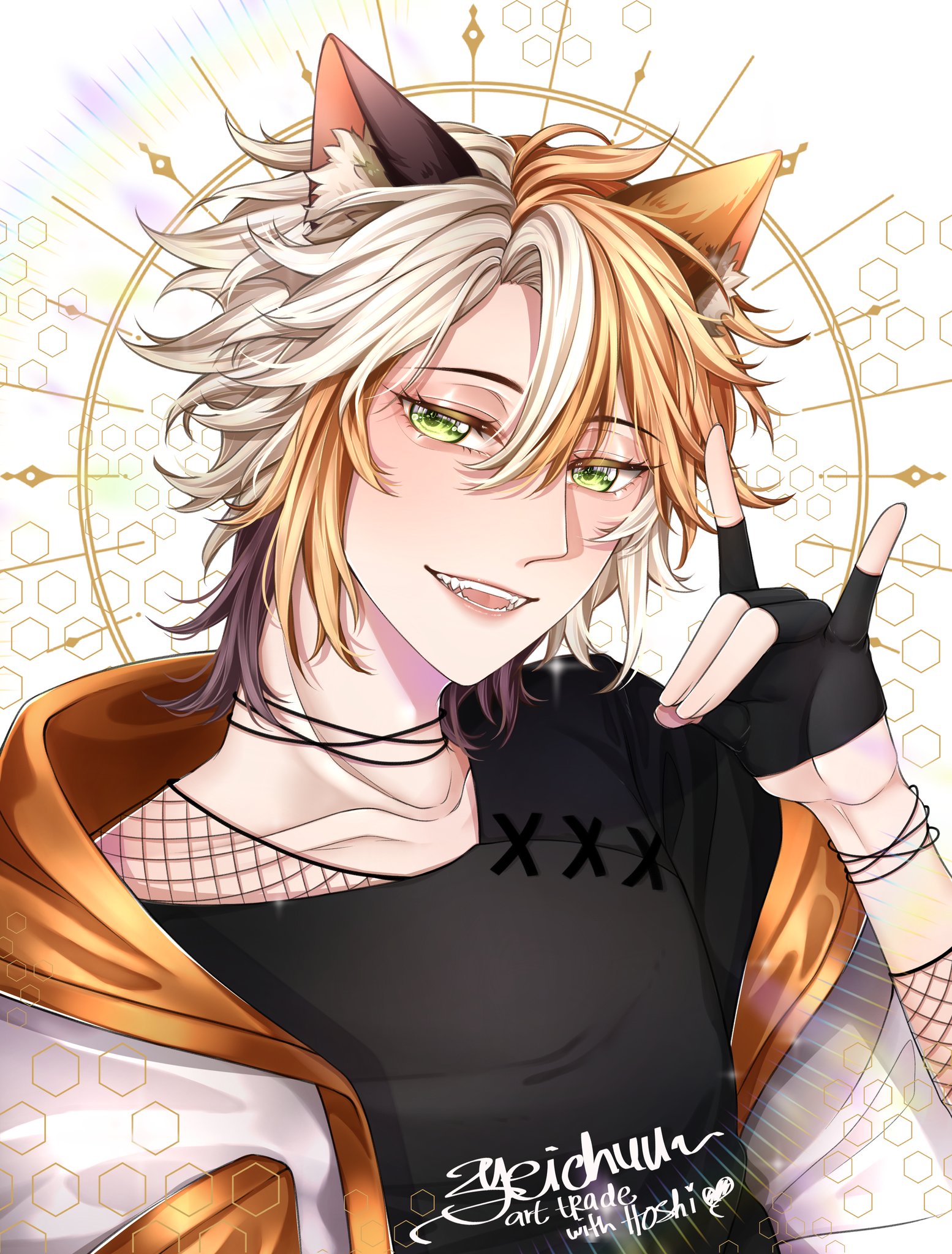 Hyo — COMMS OPEN ‼️ on X: art trade com o @/sailovebot Rengoku oni 🙏   / X