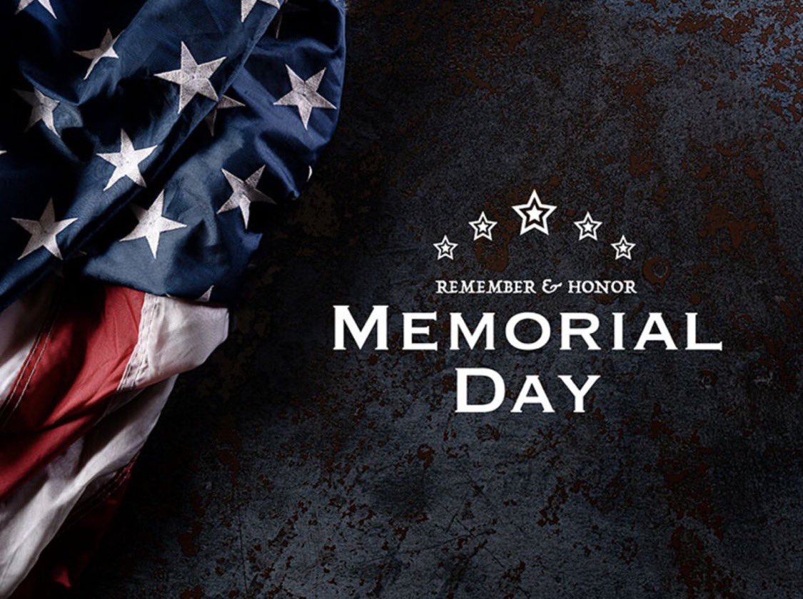Memorial Day Is a great day to enjoy time with friends and family. However, the holiday has a deeper meaning. We remember and honor those who gave their lives for our freedom.