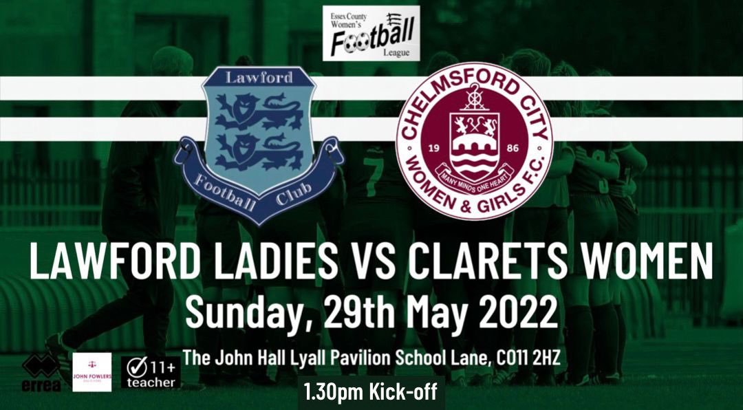 It all comes down to to this. An amazing season so far with 2 cups in the bag but they count for nothing on Sunday. Level on points at the top and a double-header to decide the league title. It couldn’t be more dramatic! <a href="/OfficialClarets/">Chelmsford City FC</a> @ClaretsReserves <a href="/CCWFCReserves/">Chelmsford City WFC Reserves</a>