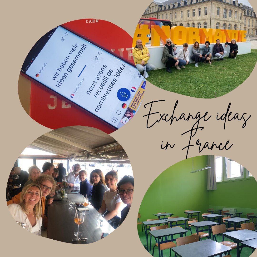 SchoolprojectMy's tweet photo. 🇪🇺🇫🇷🇸🇪🇮🇹🇪🇸🇩🇪 It was a great pleasure to meet the new colleagues from France. Together we want to apply for a new #ErasmusPlus project about #designthinking https://t.co/FXD49jlbwE