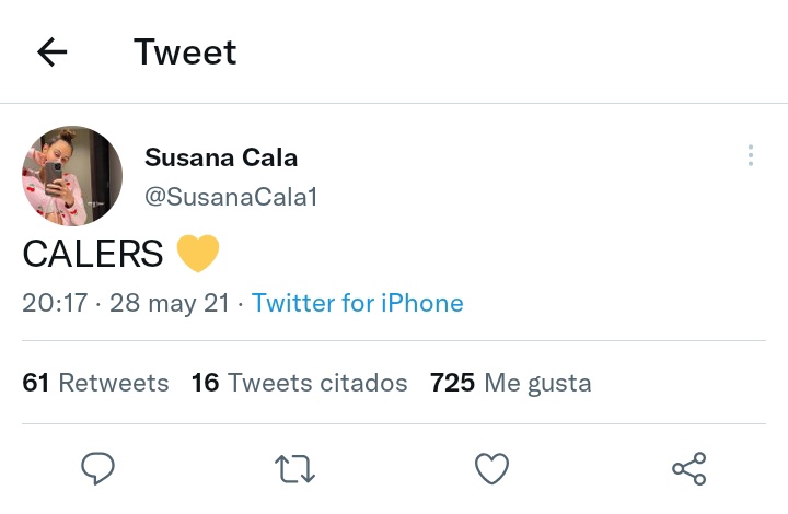 centralcala1's tweet photo. 🔙 | Hoy hace 1 año, @SusanaCala1 nombró a su fandom como "Calers". ¡Muchísimas felicidades a todxs lxs Calers en el mundo! Gracias por el apoyo hacia Susana y su música, vamos por más años juntxs. Felicidades Susana y felicidades #Calers 🦋 https://t.co/uaIZUFqeTq