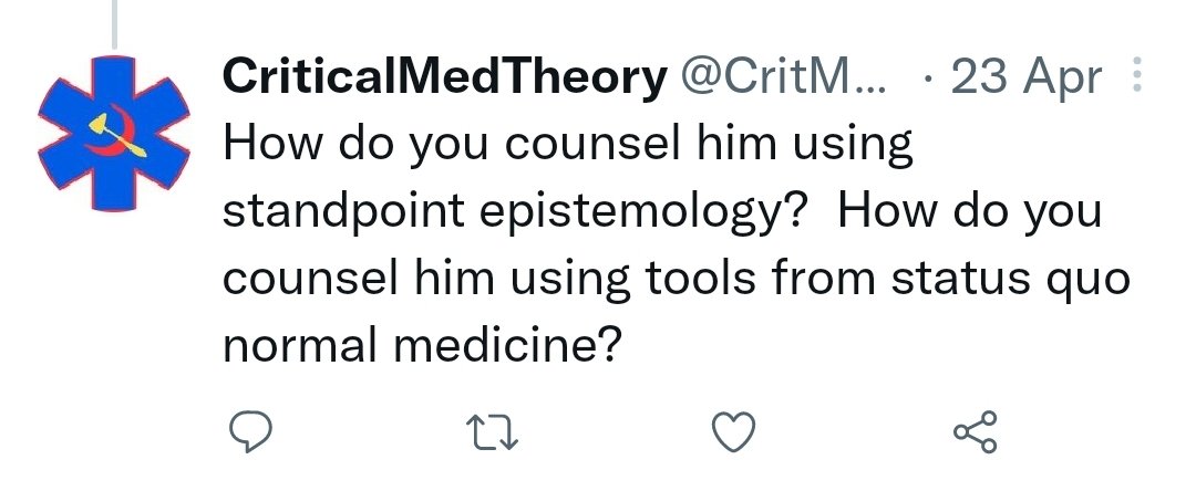 matremillard's tweet photo. @TheDrJon @CritMedTheory Literally his ask. I don't believe you're in good faith: https://t.co/xABgbrmmfH