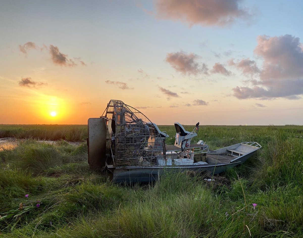 QueenOfGator's tweet photo. This sunrise over Louisiana. 😍 @LouisianaGators https://t.co/QbXIZdUjY2