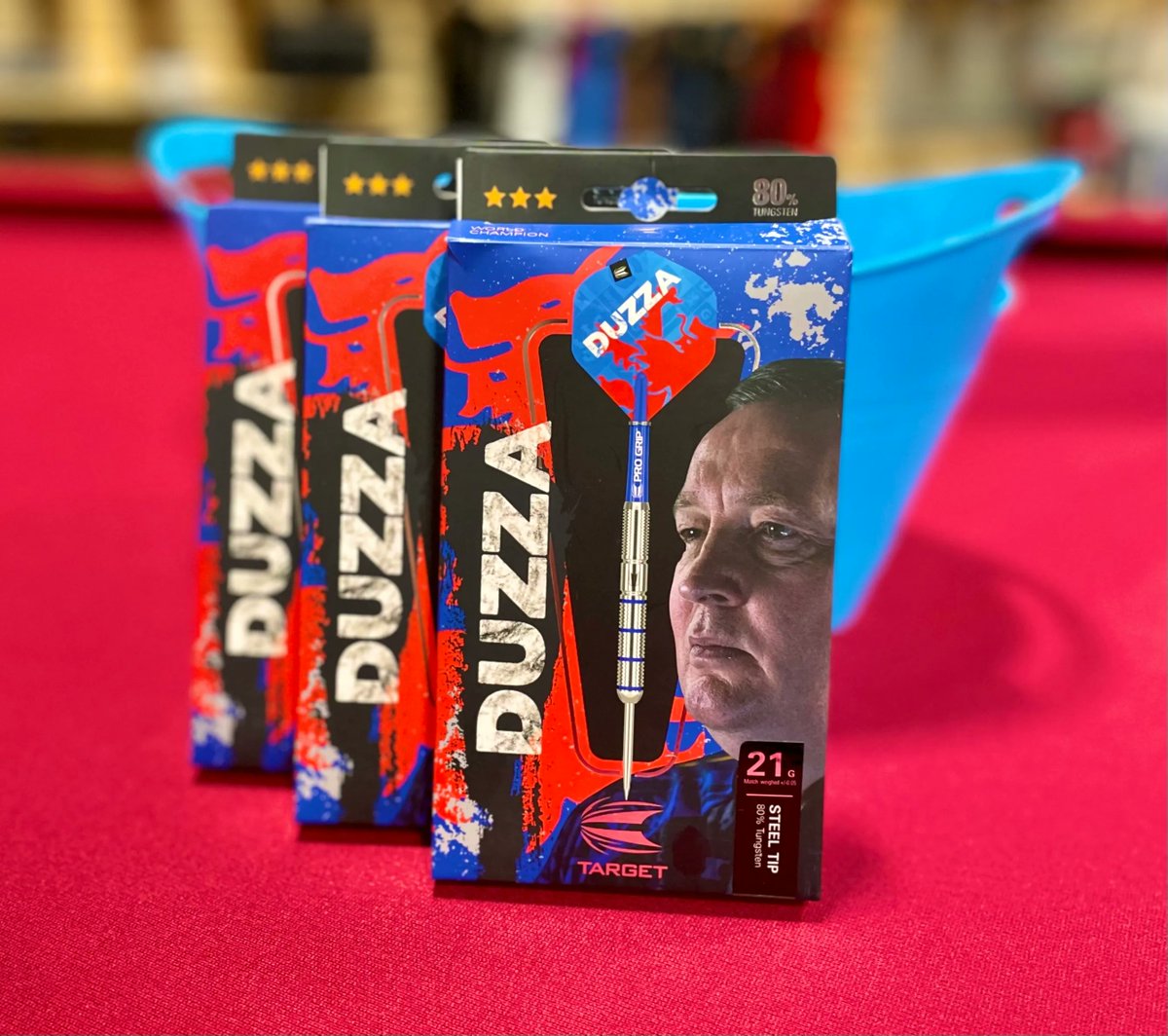 british_darts's tweet photo. Awesome #bluebucketdeal this weekend!!! Save 20% on our #Duzza 80% darts ๐ฏ See ya soon ๐ #tgif #darts #shoplocal https://t.co/ltsojQTYQ6