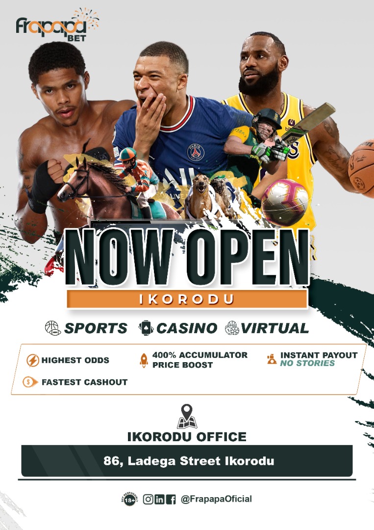 ForeverDau's tweet photo. To welcome her #Ikorodu customers, @FrapapaOfficial is COMING to town with a Novelty match!

As a #FrapStar, There will be FREEBIES, Merchandise for you as well as Bet account GIVEAWAY. 

Details in the BANNERS!

#thesoundofmoney #IkoroduOga #Ipakodo #Lagos https://t.co/Aaisnq9rGw