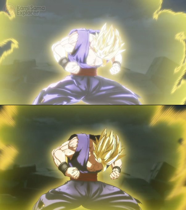 Gohan com a transformação - Kami Sama Explorer - Dragon B