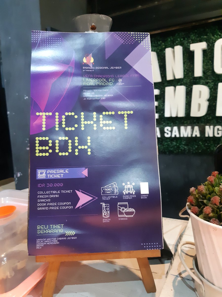 Malam ini tiket presale terakhir kami jual. Kami tunggu ya 😘