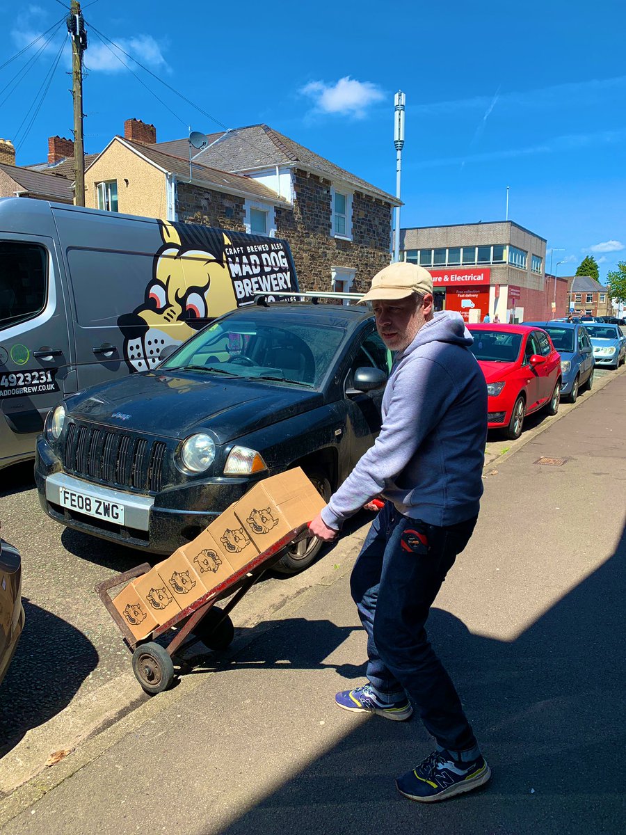 <a href="/MadDogBrewCo/">Mad Dog Brewery</a> ales just arrived for #MADEUPFESTIVAL weekend <a href="/ffotogallery/">ffotogallery</a>  !! Kicking off at 6.30 with <a href="/electricsoup/">Misty</a> night curated by <a href="/teddyhunter/">Rob hoy</a>.  vegan curry from <a href="/wildthingcdf/">Wild Thing Catering</a> then a whole evening of electronic mastery and full on visuals by <a href="/chameleonic/">Nic Finch</a> tickets on door