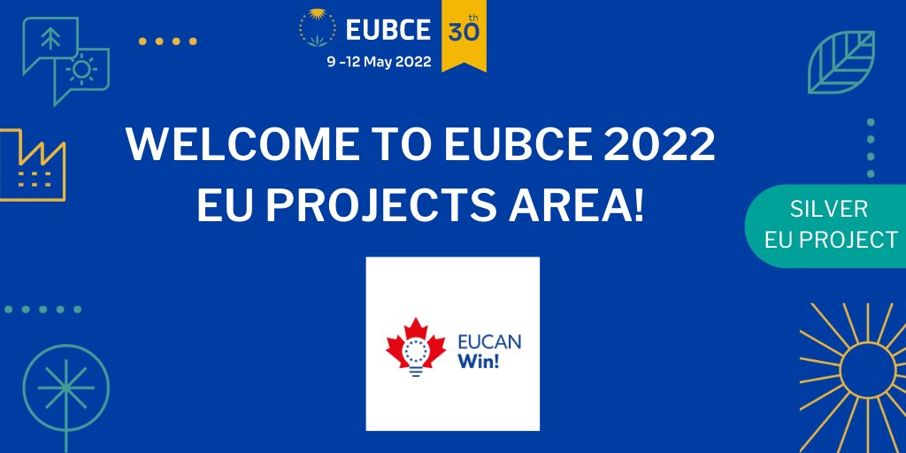 EUBCE's tweet photo. Thank you @EUCANWin for taking part in the EU Projects Area at the #EUBCE2022! 💚
EUCANWin! aims to strengthen the EU-Canada 🇨🇦technology base by improving #biomass supply chains and increasing the share of plannable, renewable power from biomass 👉https://t.co/DchLmtnlXb https://t.co/KHaygXrtYI