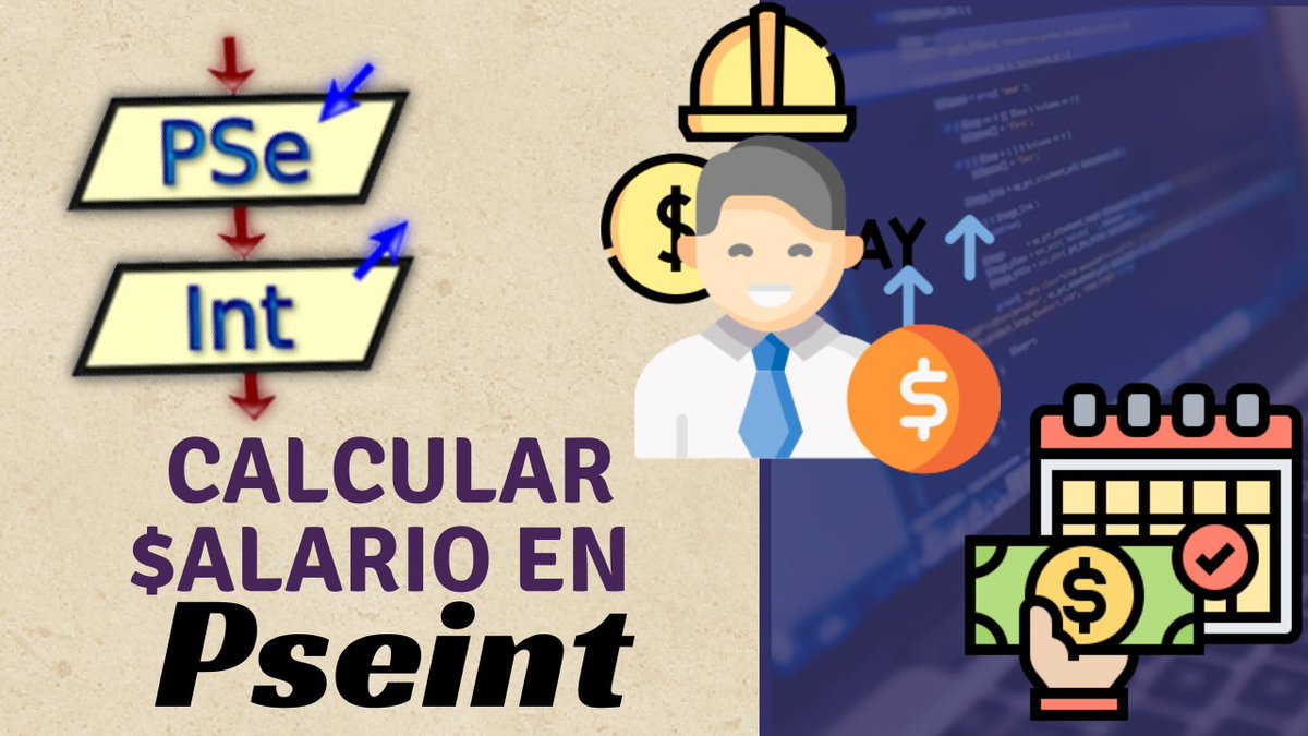 HobbiesTecno's tweet photo. #Pseint 2022 | Algoritmo para calcular el salario neto de un vendedor en Programación.

Vídeo: ➡️ https://t.co/2lr697I4A5

#programacion #pseint #software #geek #pseudocodigo #developers #programador #desarrollador #Tecnologia
#algoritmo https://t.co/Hu53cXwmeU