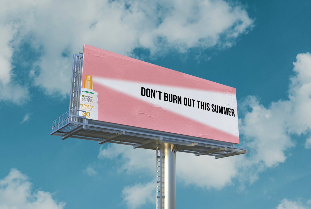 jack_adss's tweet photo. @OneMinuteBriefs A billboard for #NationalSunscreenDay as the billboard sits out in the sun, the design changes https://t.co/EGS0X3vJcj