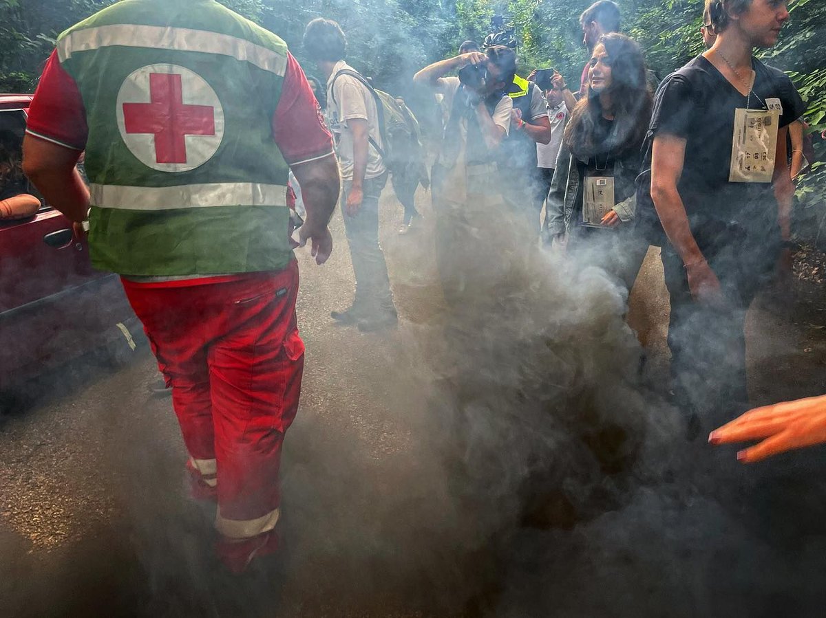 CRIMEDIM's tweet image. #EMDM22 Full-scale exercise in Disaster Medicine @REGEDIM_VUB #Vub #emdm #CRIMEDIM #disastermedicine #humanitarianhealth #advancedmaster #exercise #cooperation #civilprotection #rescue #humanitarianaid #disasterresponse #international