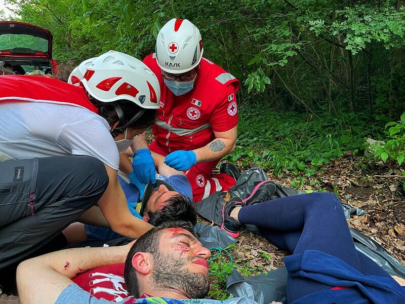 CRIMEDIM's tweet image. #EMDM22 Full-scale exercise in Disaster Medicine @REGEDIM_VUB #Vub #emdm #CRIMEDIM #disastermedicine #humanitarianhealth #advancedmaster #exercise #cooperation #civilprotection #rescue #humanitarianaid #disasterresponse #international