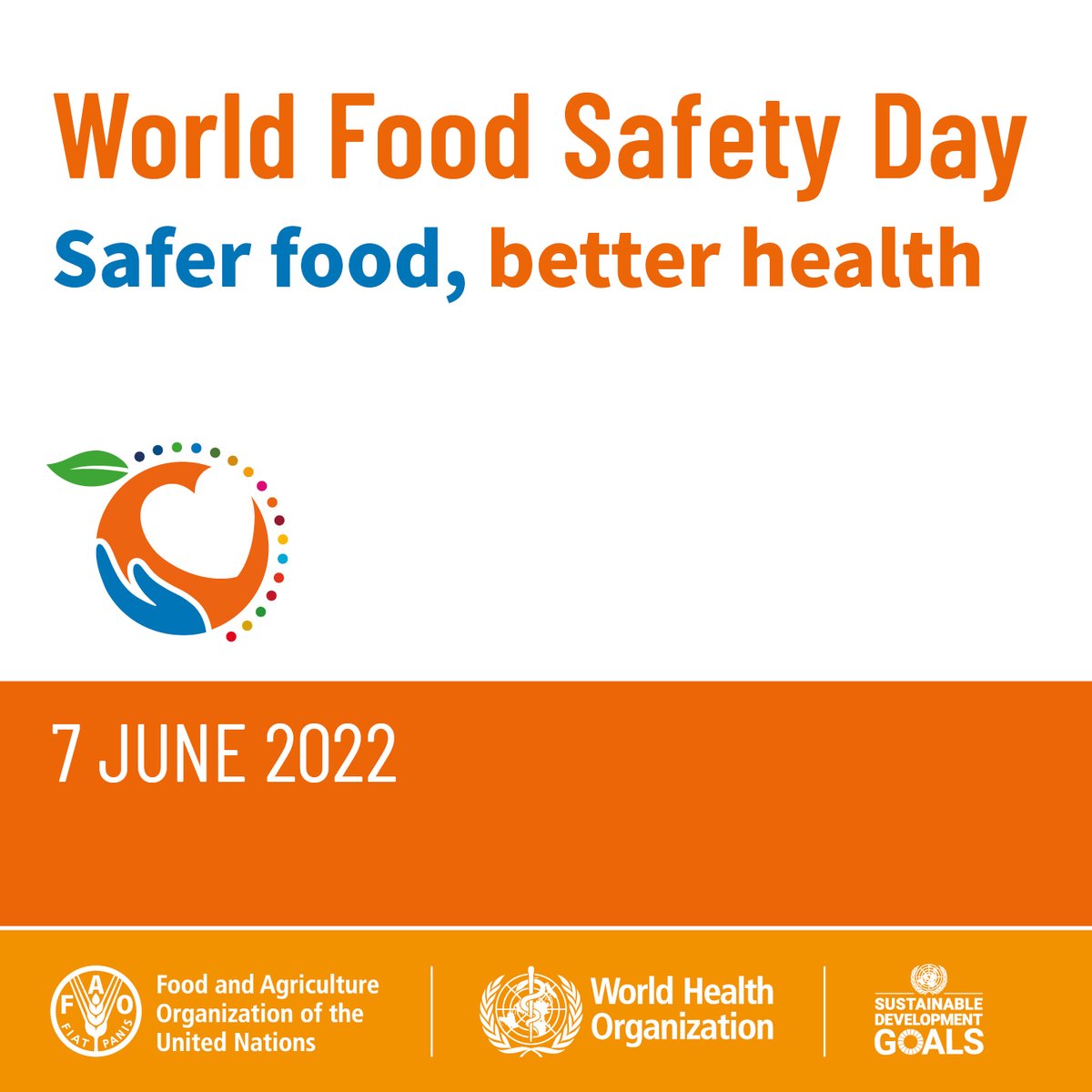 FAOWHOCodex's tweet photo. 🗓️📌 | Celebrate #WorldFoodSafetyDay with us❗️

👉 You are all invited to join a virtual panel discussion under the theme "Safer food, better health".

🗓️ 7 June 2022
🕑 14:00-15:00 CEST
➕ℹ️➡️ https://t.co/5I2knefGmj

#SaveTheDate | #FoodSafety https://t.co/xcCo0JKkoD