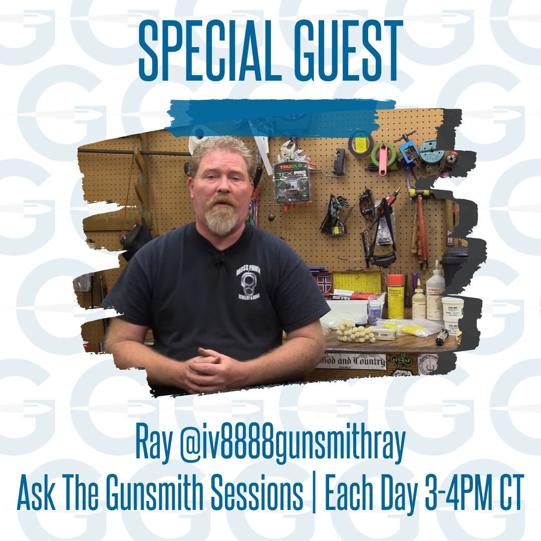 mgstradeschool's tweet photo. Don’t miss @ThePewPewJew &amp; Ray(iv8888gunsmithray on IG) at our booth today! Stop on by &amp; hang with us for book signings &amp; ask the gunsmith sessions ⚒️🔫

#yesmgs #since46 #mgs #moderngunschool #tradeschool #gunsmithingtradeschool #nraam #specialguests #booksigning #meetandgreet https://t.co/N1R8gZla5C