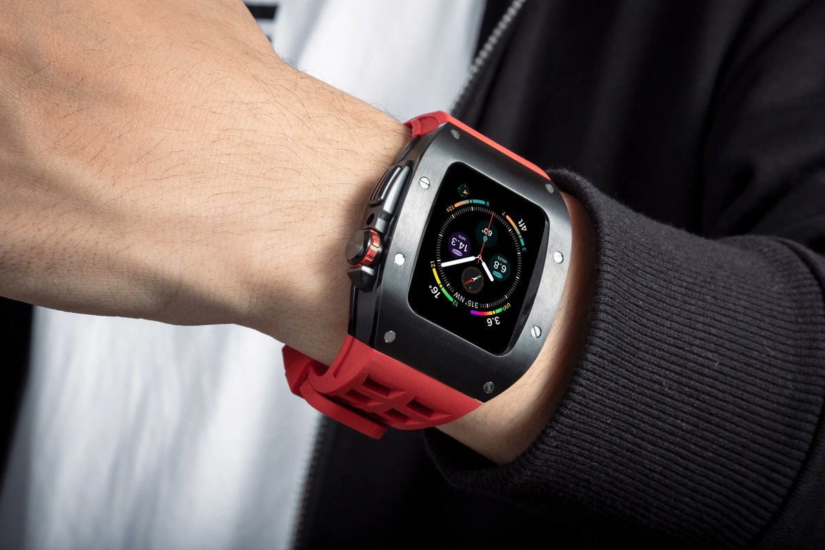 Apple Watch Case - Black Red #applewatchcase #weirdape