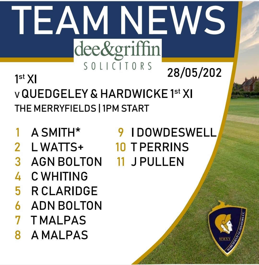 TEAM NEWS 📰

What should have been a double header vs @Qued_hardcc is now unfortunately just one game. Due to very poor availability, our 2nd team have conceded