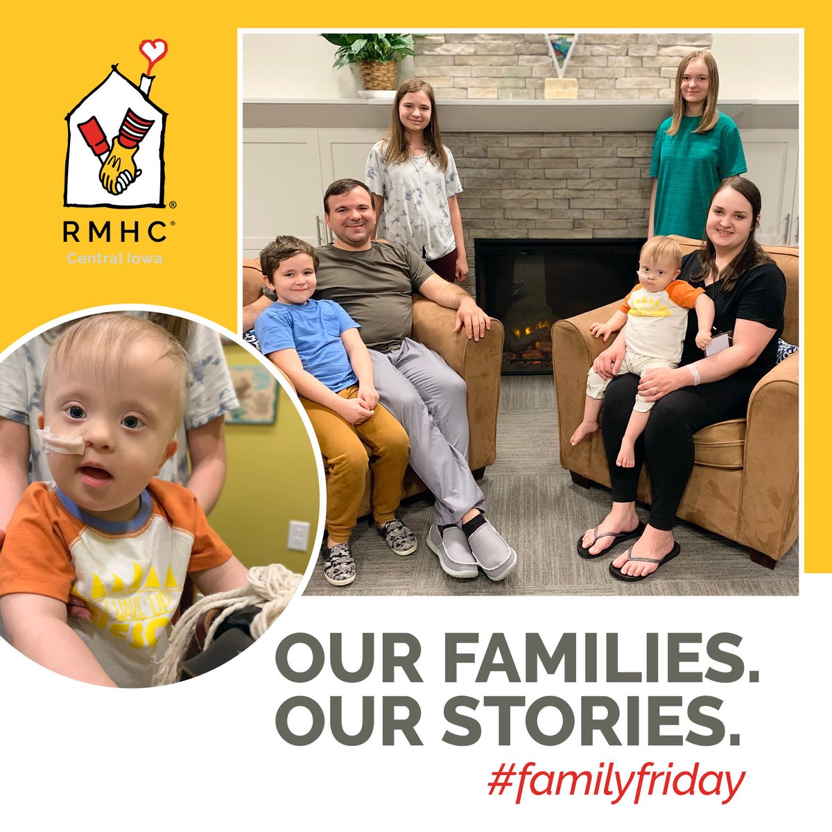 Meet Matthew and the Tarasenkova family of six! While in Des Moines looking for a new home, Matthew of only 21 months, was diagnosed with Leukemia.

Read here for the full story: ow.ly/66pi50JjvsJ 

#familyfriday #KeepingFamiliesClose #nonprofit #desmoines #donationswelcome