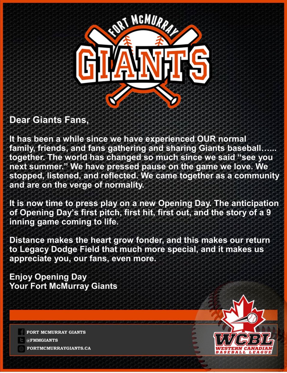 We just can’t wait to see everyone tonight!! #YMM Go Giants Go!!