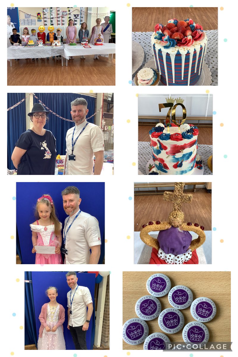PirehillFirst's tweet photo. This morning our hall was full of amazing cakes fit for the Queen! What a brilliant response to our Jubilee Bake Off challenge! Thank you to each and every one of our families for all your amazing entries and hard work! We are proud to present our well deserving winners! https://t.co/AgHkk6QPzc